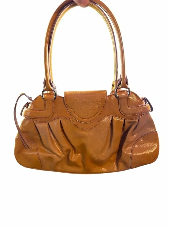 Salvatore Ferragamo Marisa Gancini Tan Leather Shoulder Bag - Picture 2 of 3